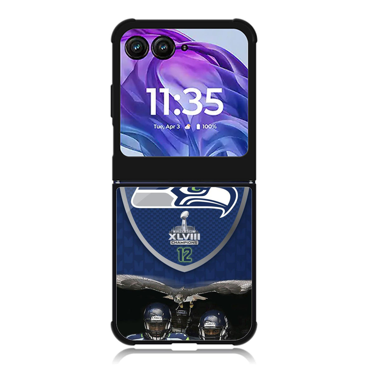 Seattle Seahawks Motorola Moto Razr 2024 , Moto Razr 50 Case FE2315