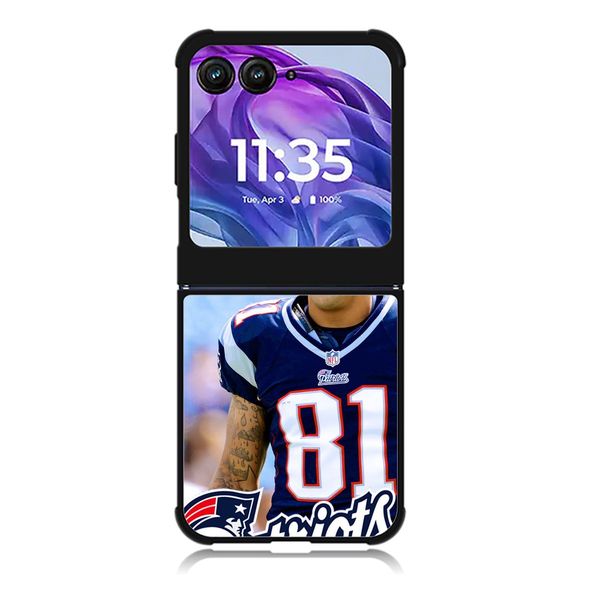 aaron hernandez patriots Motorola Moto Razr 2024 , Moto Razr 50 Case FE2323
