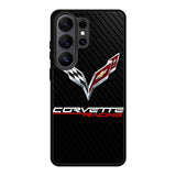 Corvette Logo Carbon 1st Samsung Galaxy S26 Plus Case