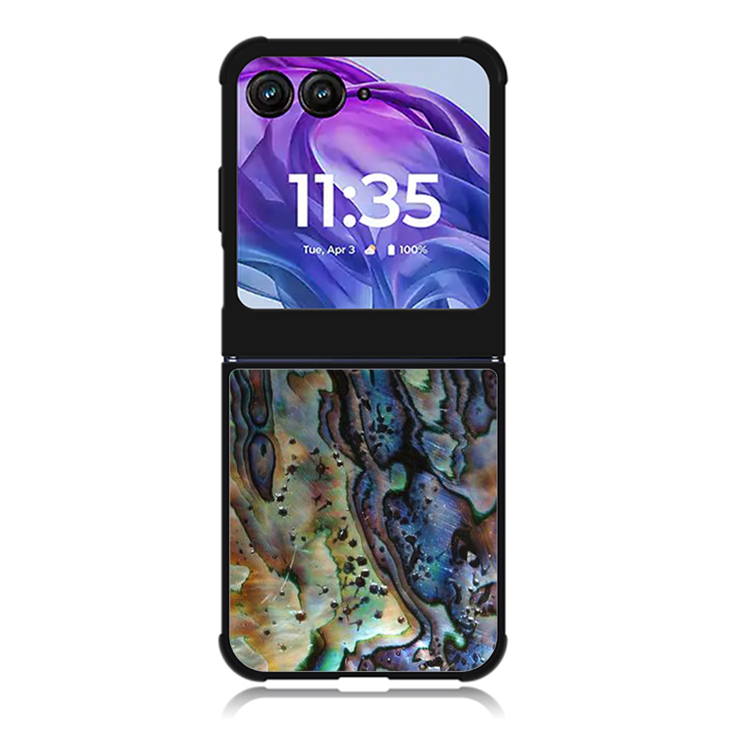 abalone shell Motorola Moto Razr 2024 , Moto Razr 50 Case FE2356