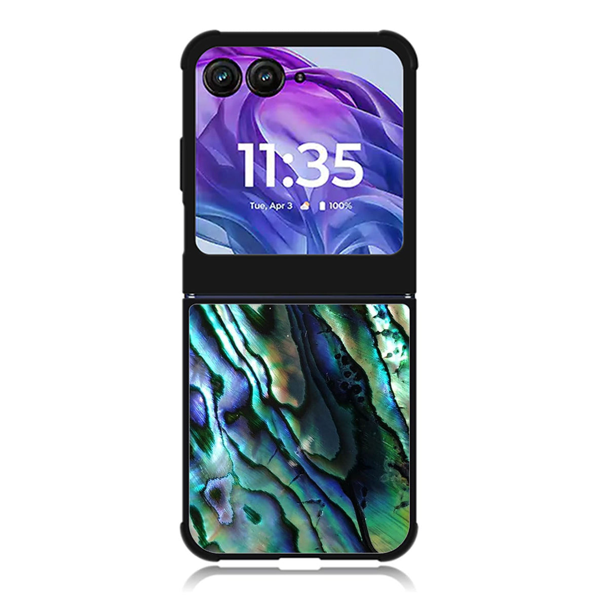 Enormous Natural Abalone Motorola Moto Razr 2024 , Moto Razr 50 Case FE2362