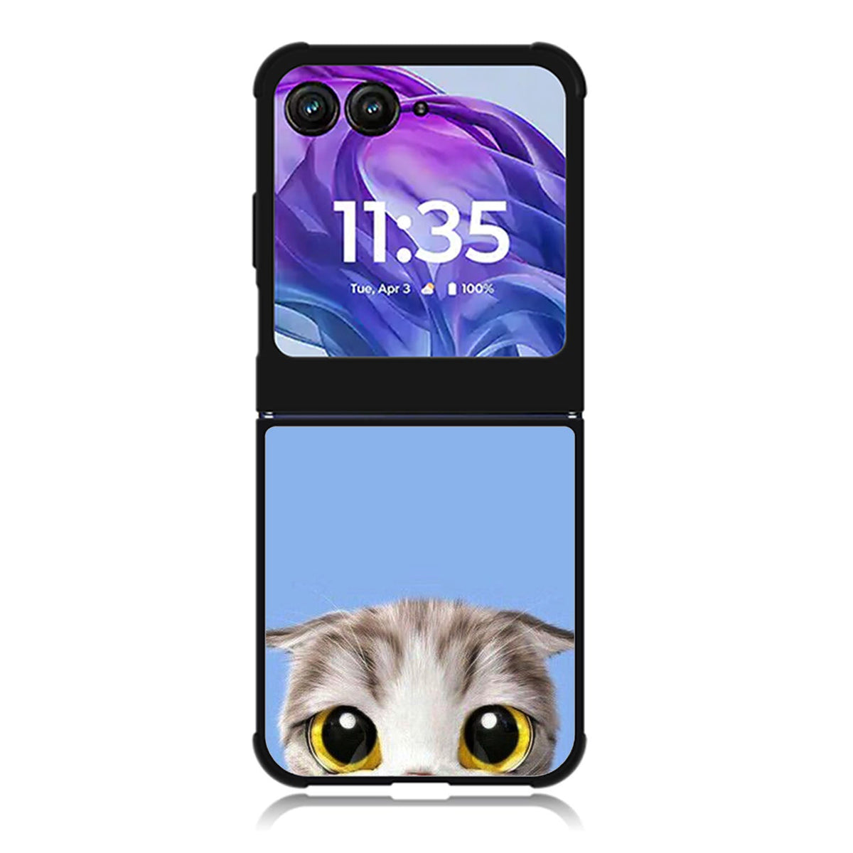 kawaii cat Motorola Moto Razr 2024 , Moto Razr 50 Case FE2406