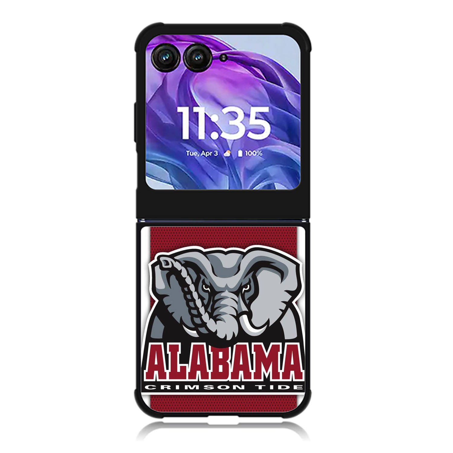 Alabama Crimson Tide Motorola Moto Razr Plus 2025/2024 Case, Moto Razr 50 Ultra 5G BC2413
