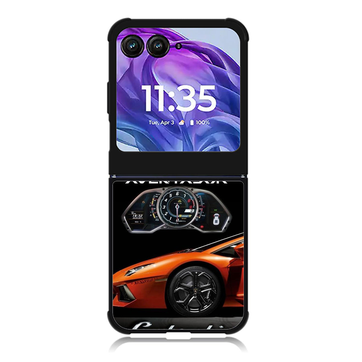lamborghini LOGO Motorola Moto Razr 2024 , Moto Razr 50 Case FE2417
