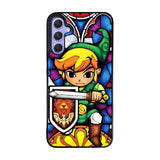 Pictures Of Stained Glass Legend Of Zelda Case Samsung Galaxy A35 5G BC2423