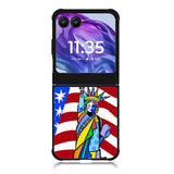 liberty flag american Motorola Moto Razr 2024 , Moto Razr 50 Case FE2424