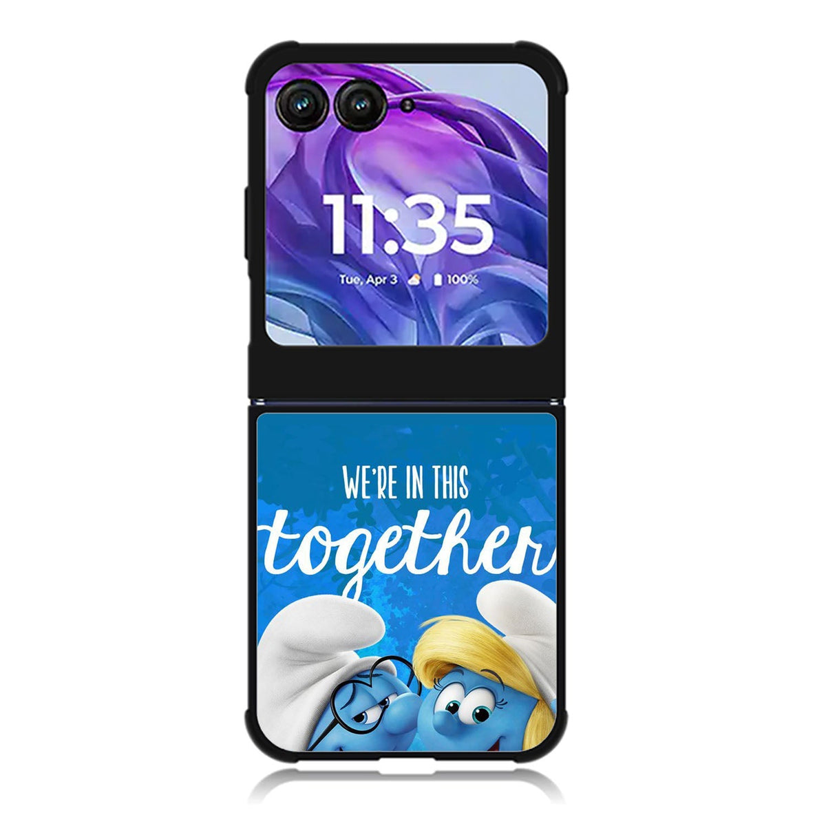 smurfs Motorola Moto Razr 2024 , Moto Razr 50 Case FE2427