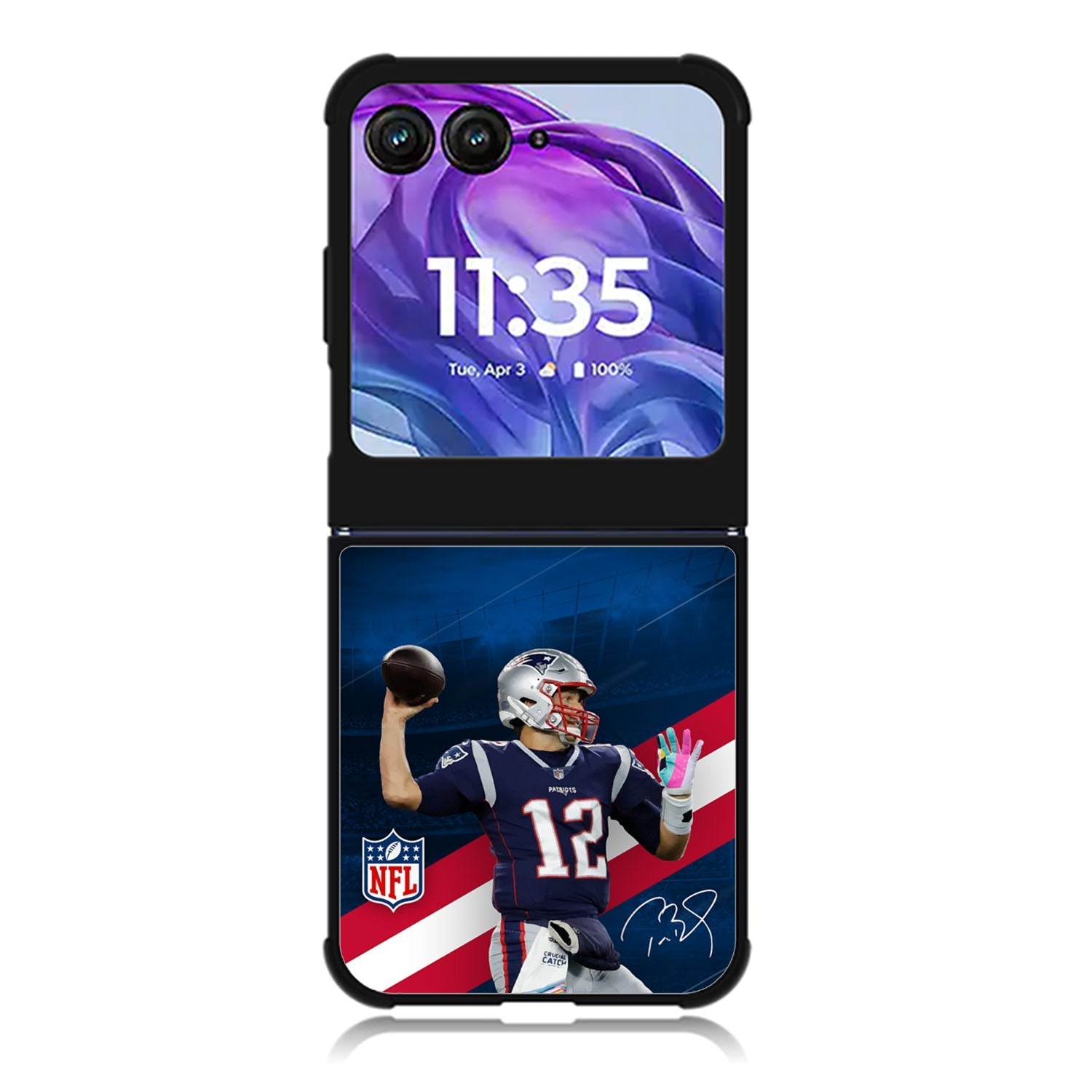 new england patriots Motorola Moto Razr 2024 , Moto Razr 50 Case FE2431