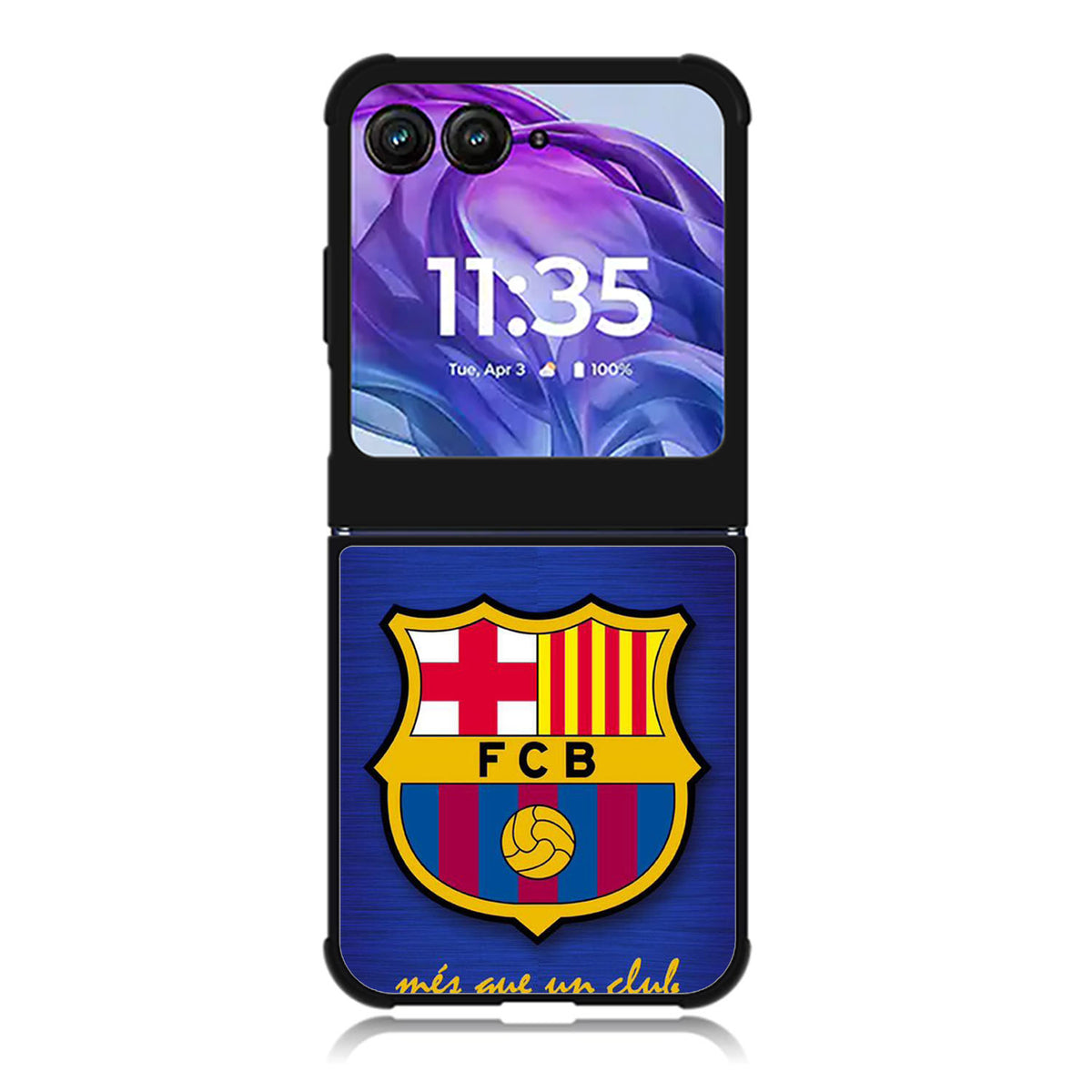 FC BARCELONA Motorola Moto Razr Plus 2025/2024 Case, Moto Razr 50 Ultra 5G BC2446