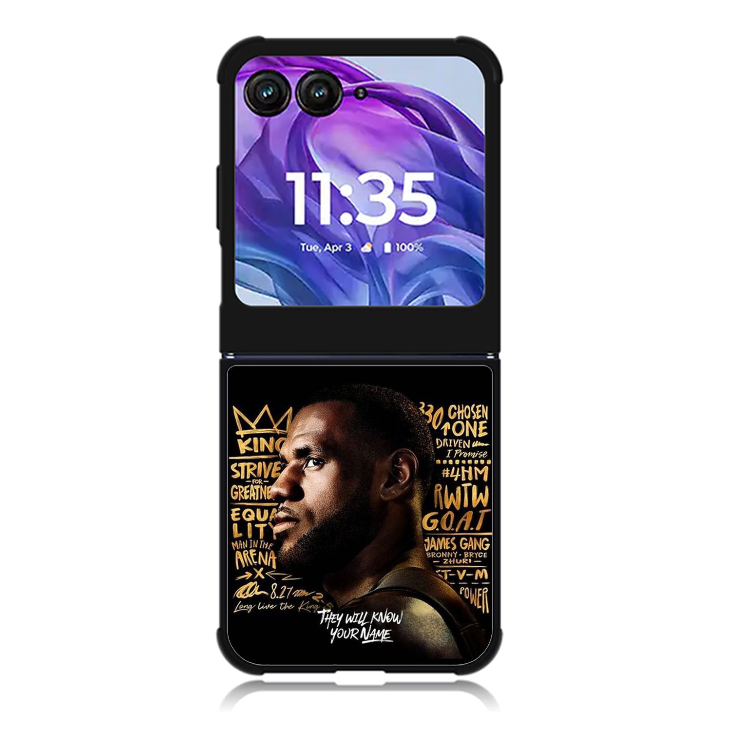 Lakers Motorola Moto Razr Plus 2025/2024 Case, Moto Razr 50 Ultra 5G BC2475