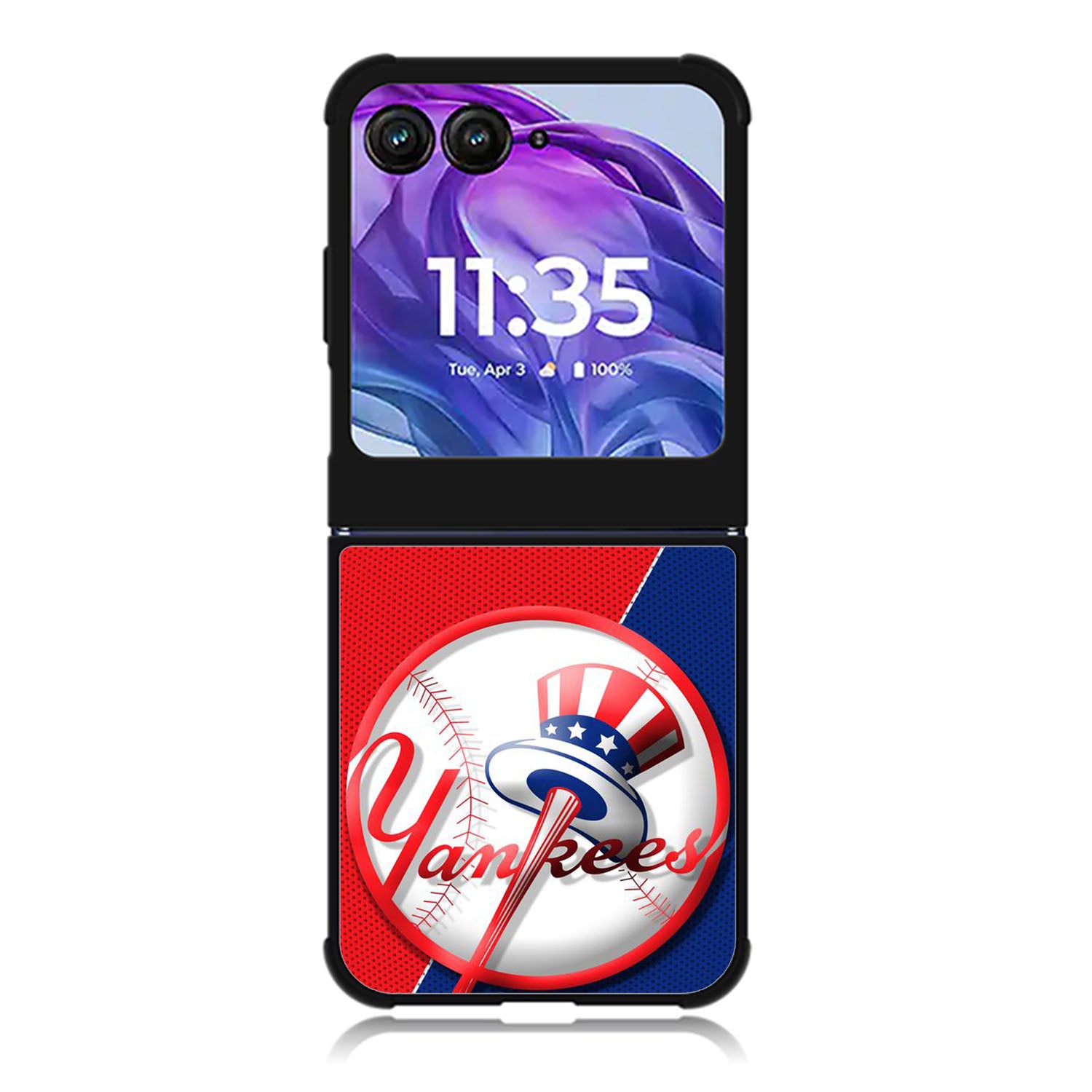 yankees Motorola Moto Razr Plus 2025/2024 Case, Moto Razr 50 Ultra 5G BC2480