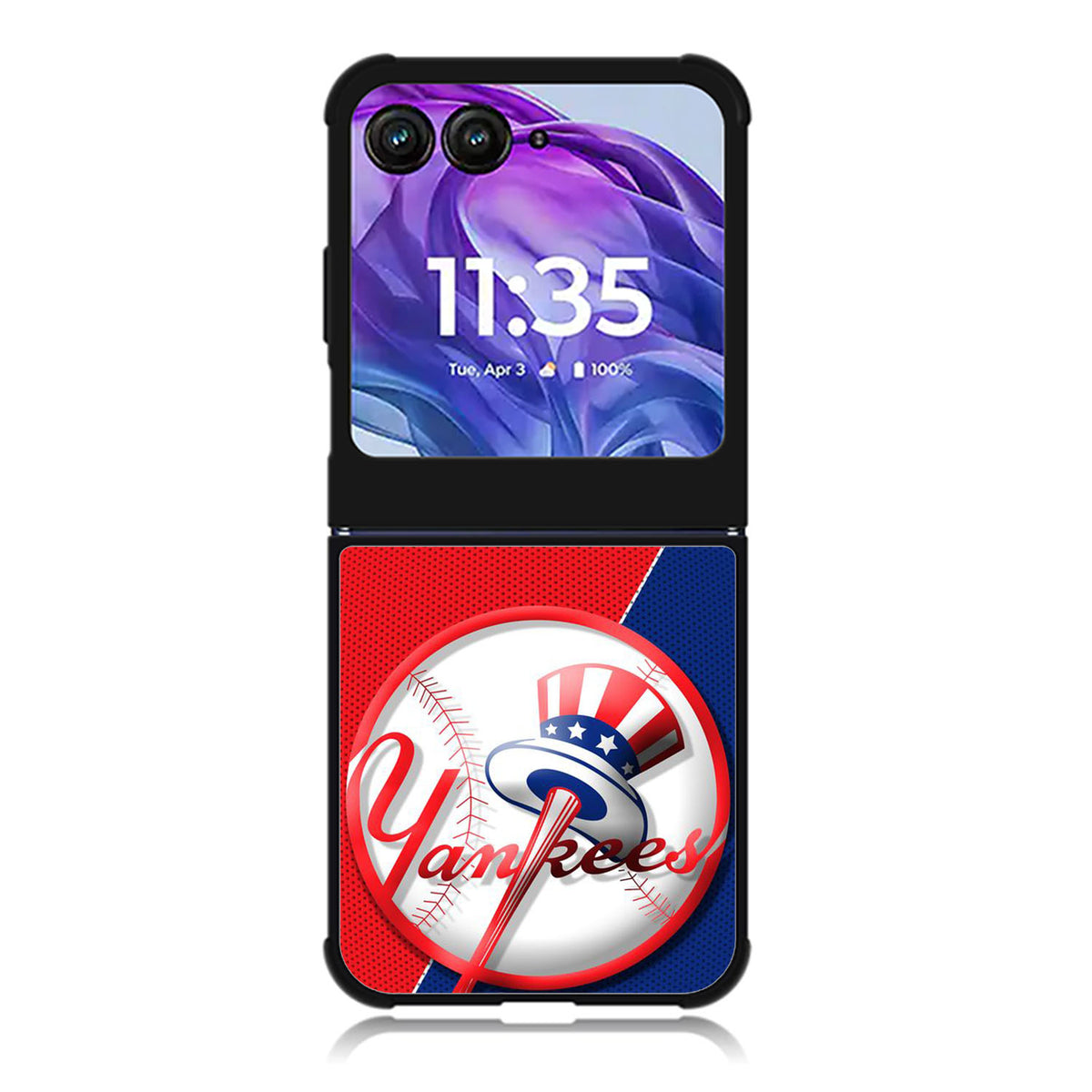 yankees Motorola Moto Razr Plus 2025/2024 Case, Moto Razr 50 Ultra 5G BC2480