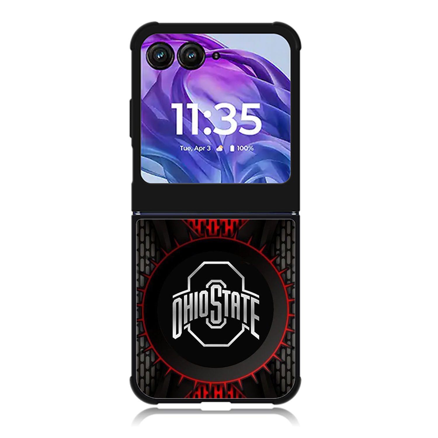 OHIO STATE Motorola Moto Razr Plus 2025/2024 Case, Moto Razr 50 Ultra 5G BC2492