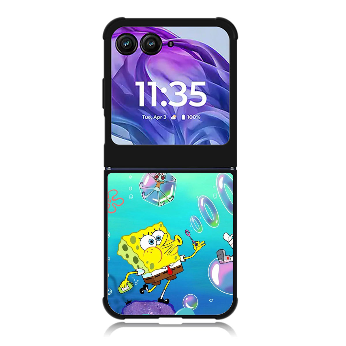 spongebob Motorola Moto Razr Plus 2025/2024 Case, Moto Razr 50 Ultra 5G BC2494