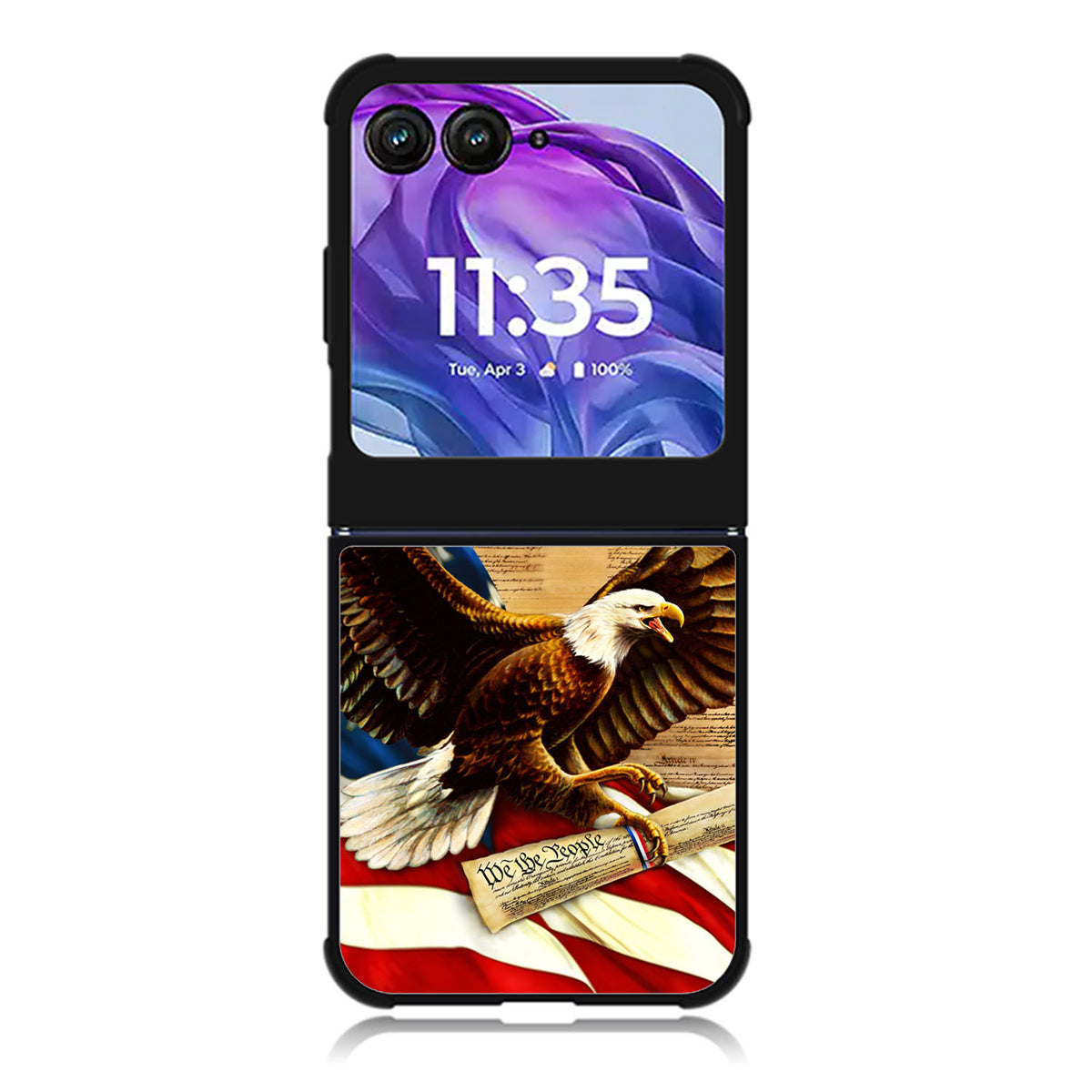 American Flag Eagle Motorola Moto Razr Plus 2025/2024 Case, Moto Razr 50 Ultra 5G BC2510