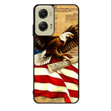 American Flag Eagle Case Motorola Moto G Stylus 2024 5G BC2510