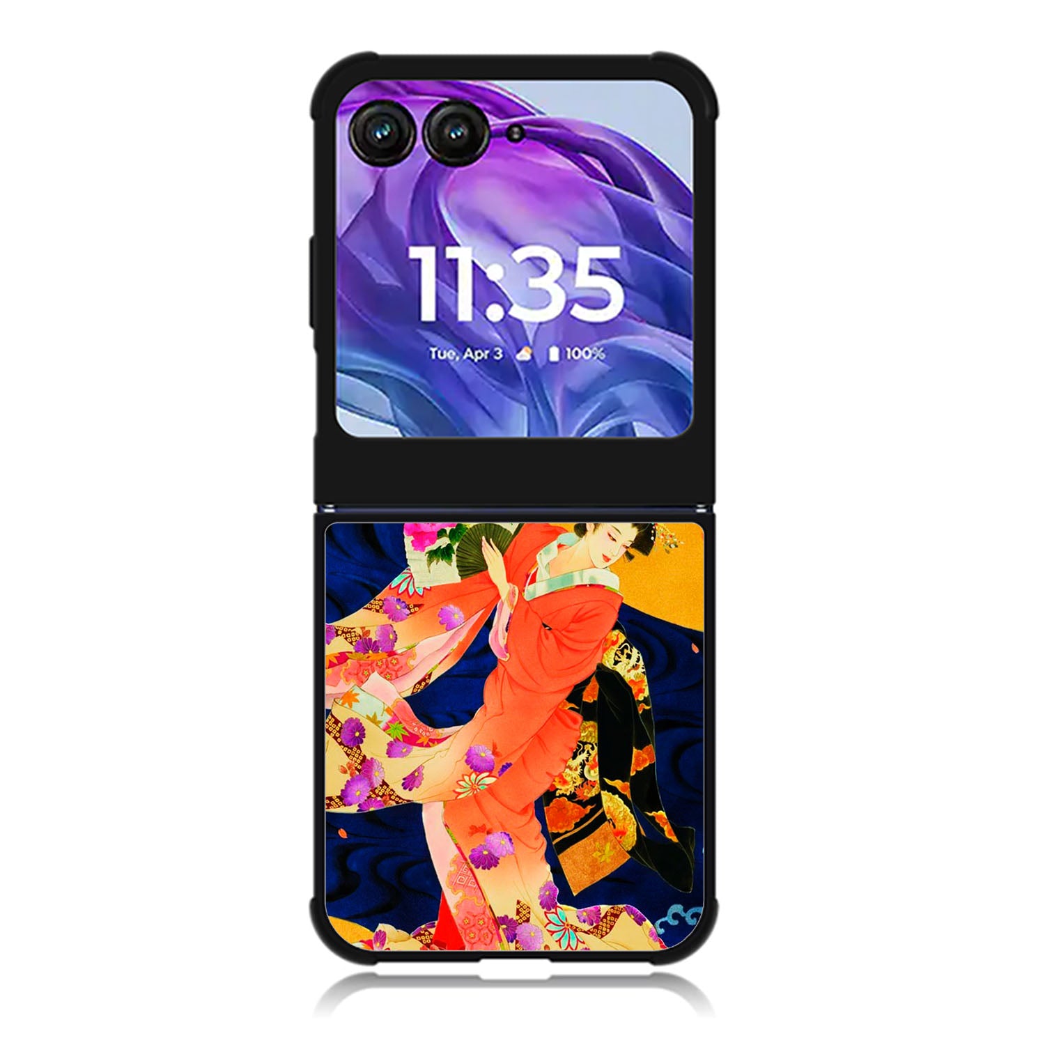 Japanese Geisha Asian Motorola Moto Razr Plus 2025/2024 Case, Moto Razr 50 Ultra 5G BC2527