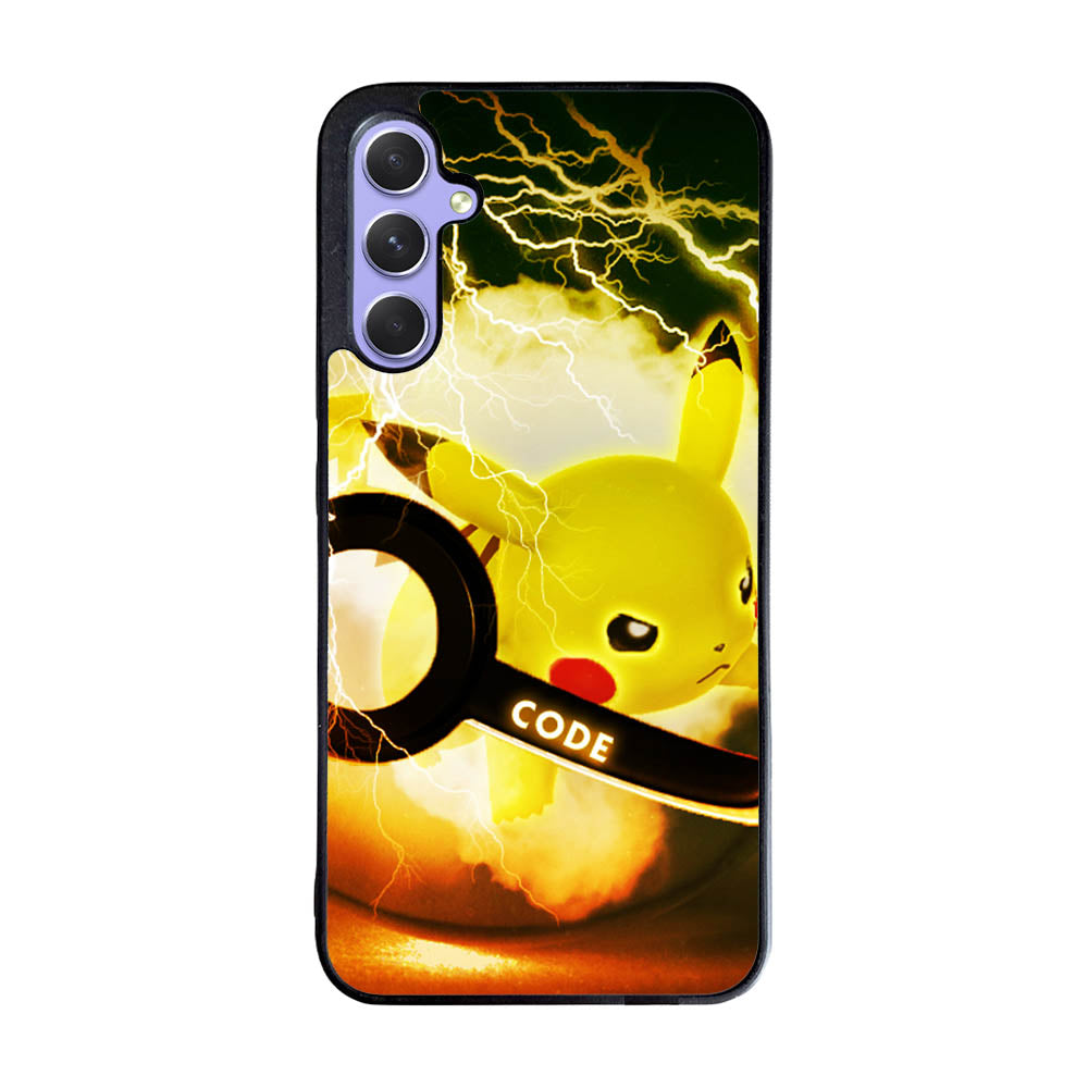 PIKACU pokemon ball wallpaper Case Samsung Galaxy A55 5G BC2536