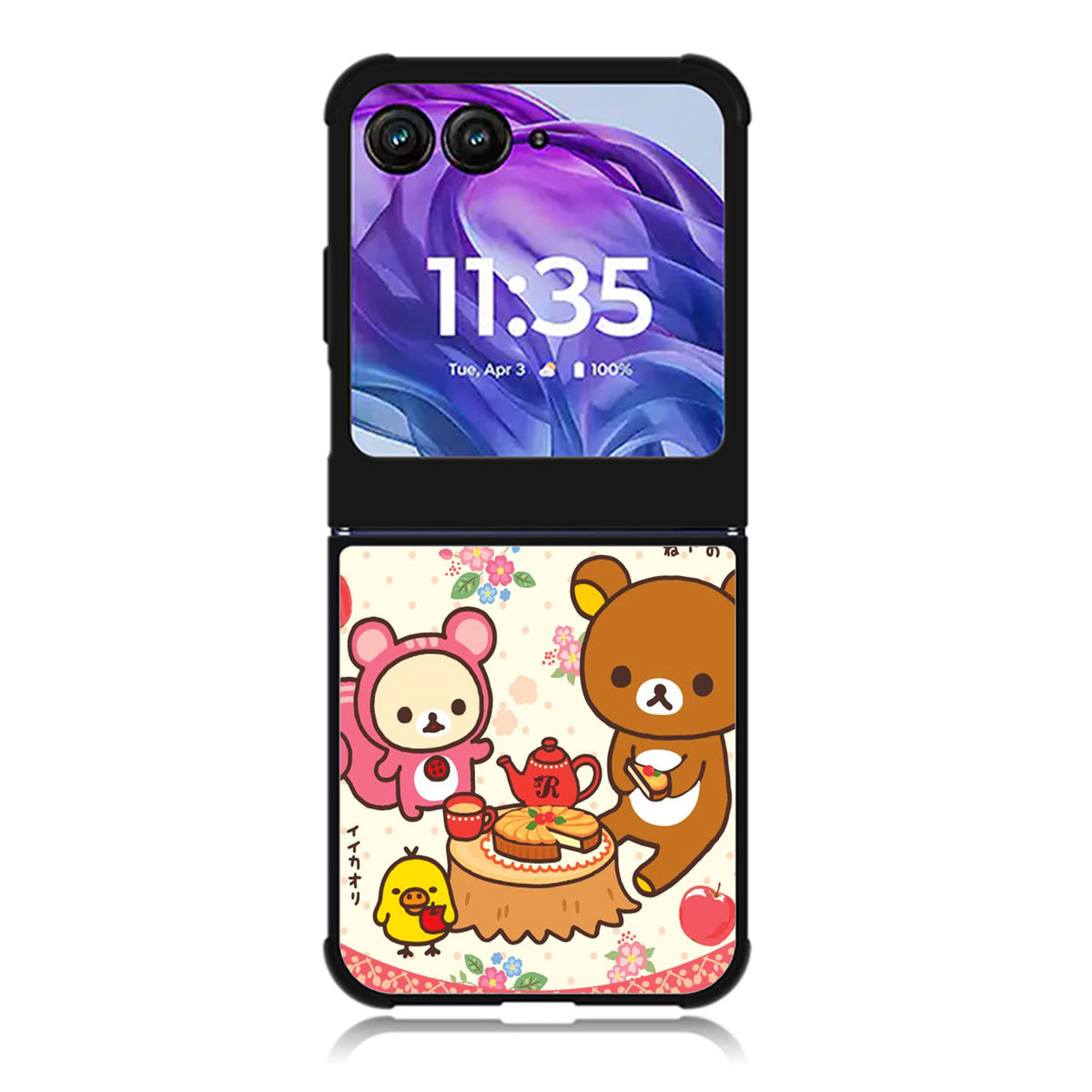 RILAKKUMA Motorola Moto Razr Plus 2025/2024 Case, Moto Razr 50 Ultra 5G BC2542