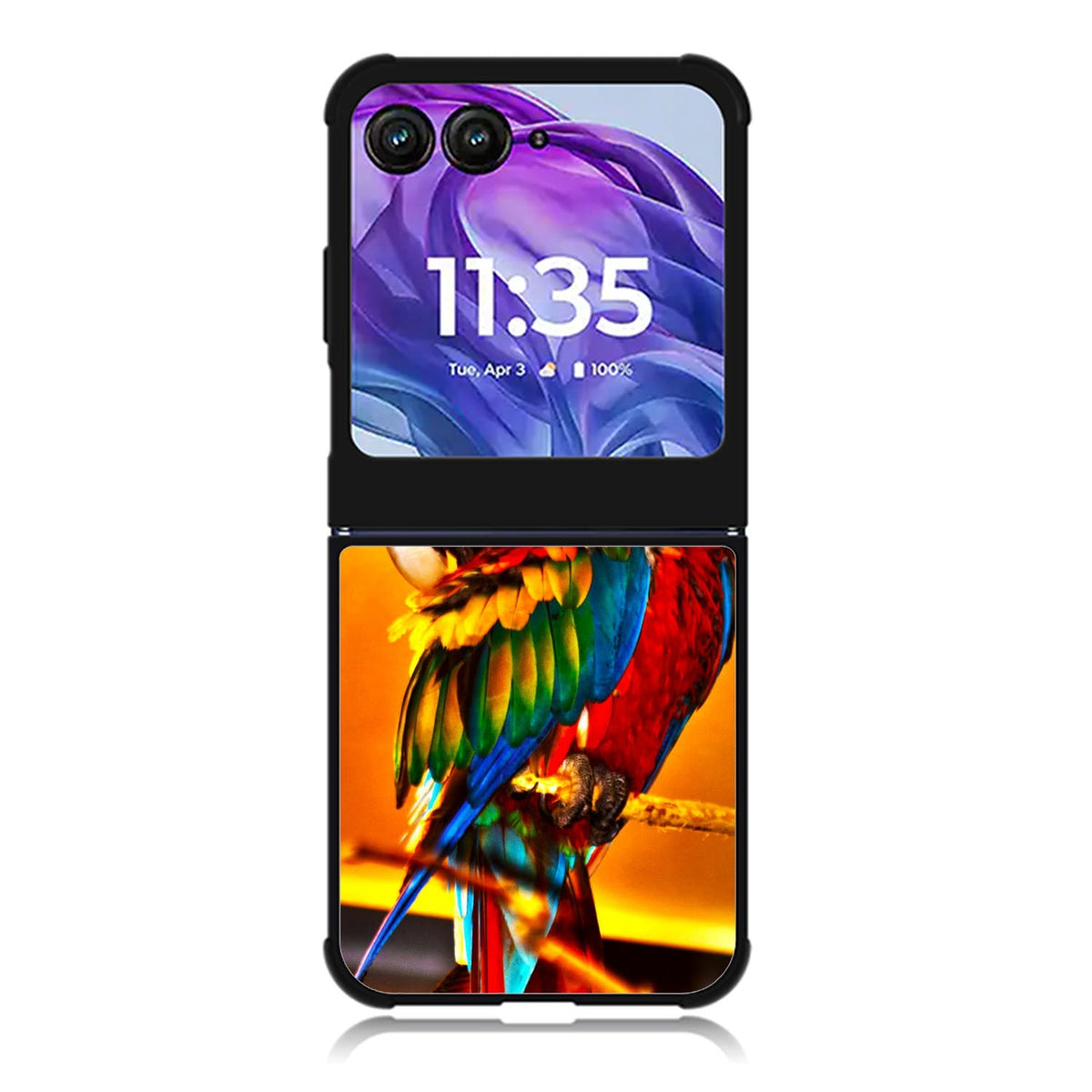 Scarlet Macaw Parrot Motorola Moto Razr 2024 , Moto Razr 50 Case FE2544