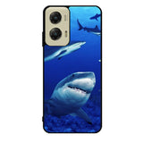 shark in water wallpaper Case Motorola Moto G Stylus 2024 5G BC2545