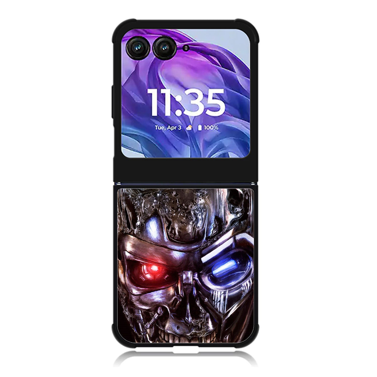 Terminator Robot Skull Motorola Moto Razr 2024 , Moto Razr 50 Case FE2563