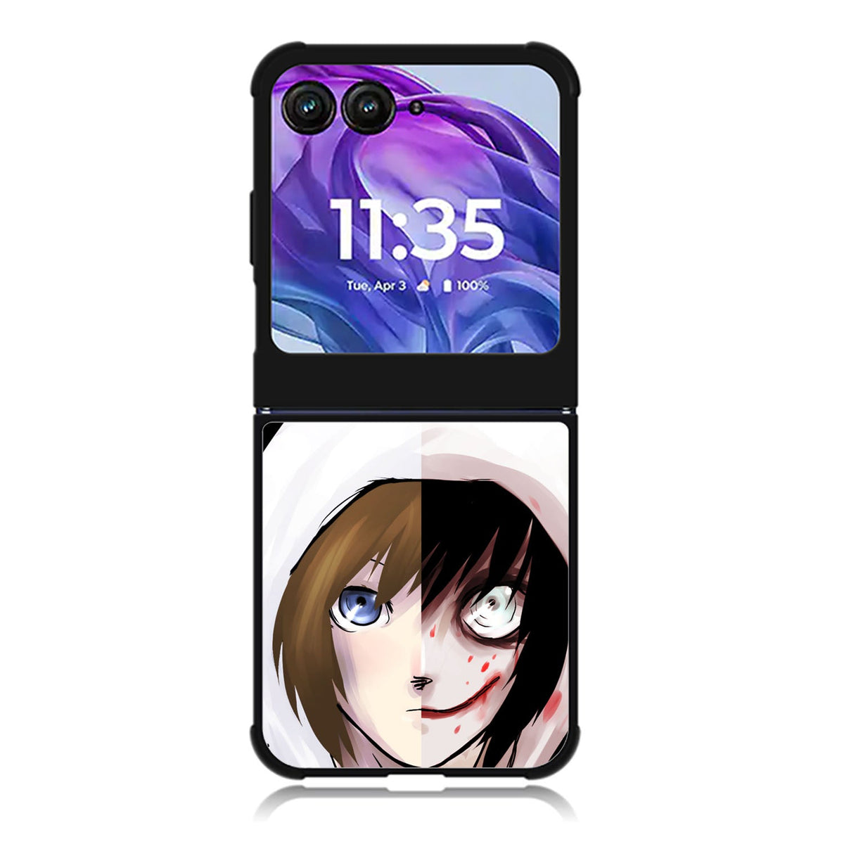 Jeff the Killer Motorola Moto Razr 2024 , Moto Razr 50 Case FE2565