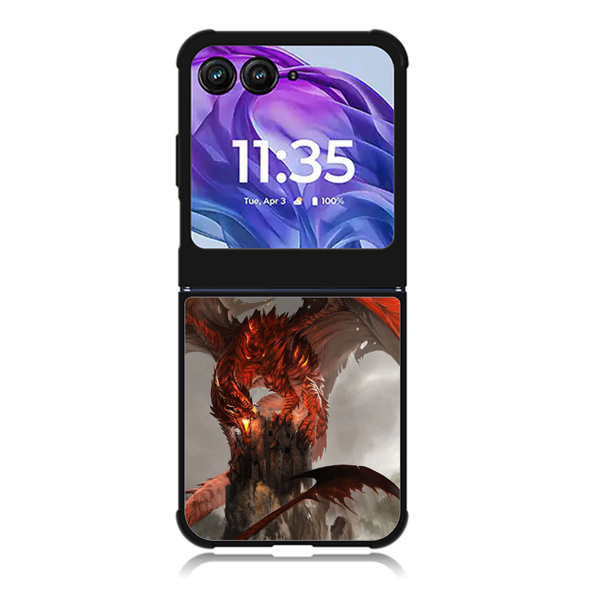 red dragon wallpaper Motorola Moto Razr Plus 2025/2024 Case, Moto Razr 50 Ultra 5G BC2567