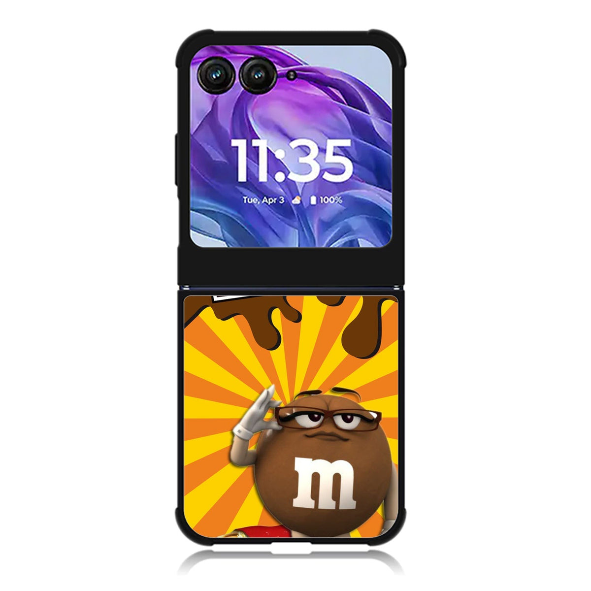 Chocolate Candy M&m Motorola Moto Razr 2024 , Moto Razr 50 Case FE2577