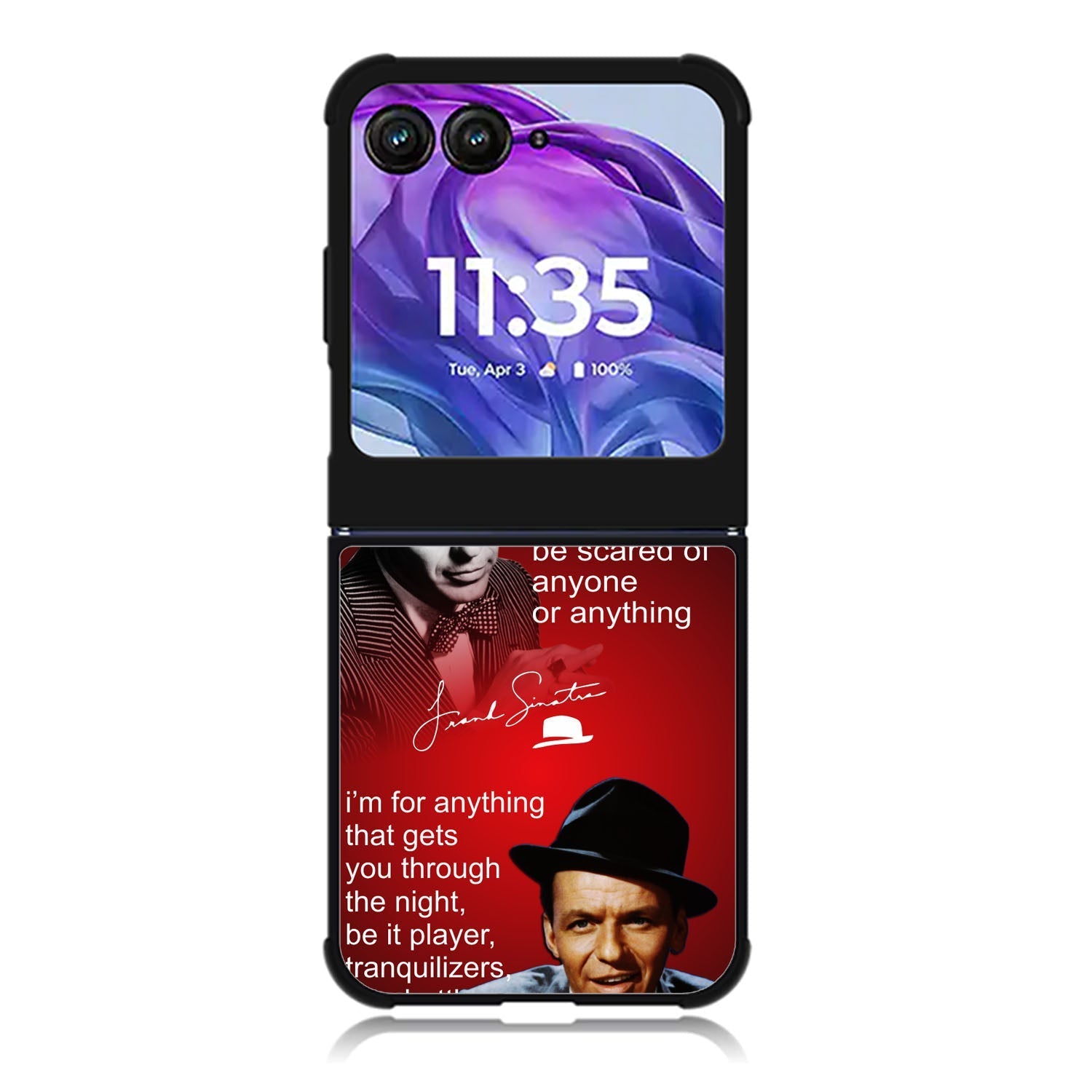 Frank Sinatra Portrait Motorola Moto Razr 2024 , Moto Razr 50 Case FE2287