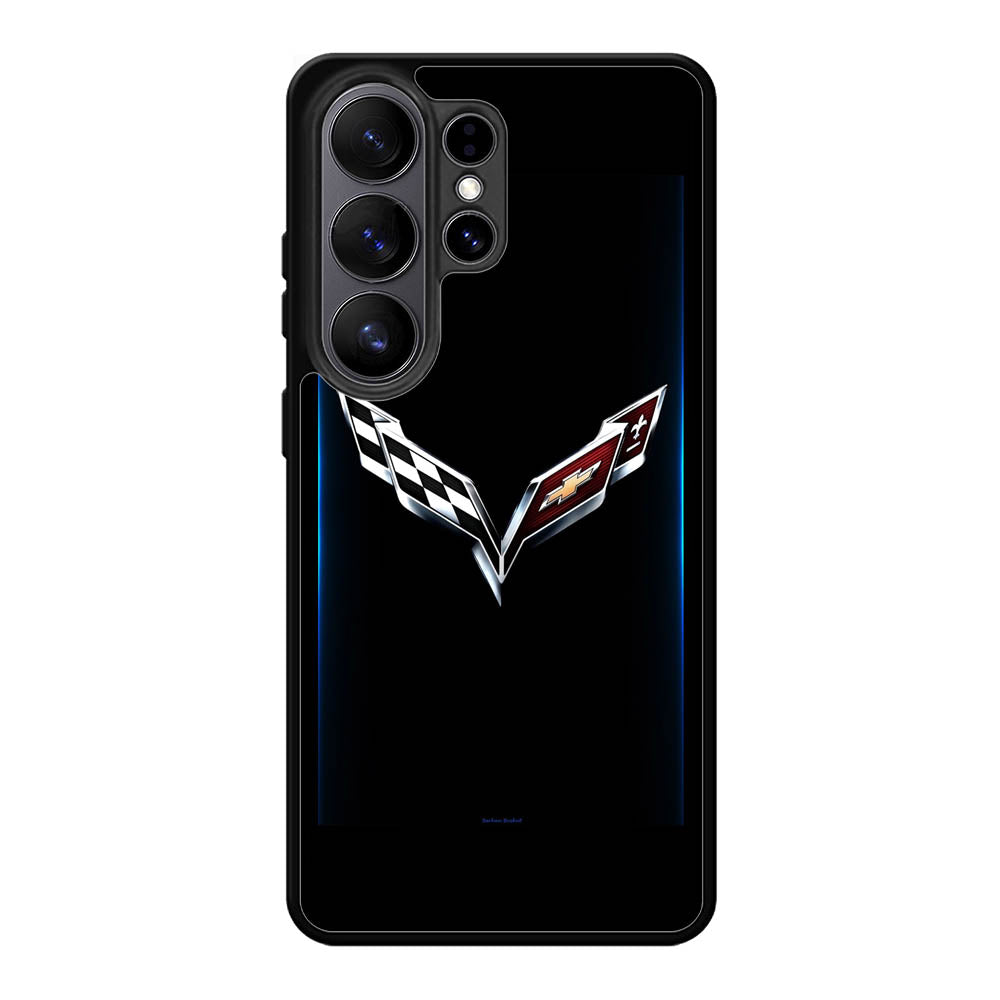 Corvette Logo 3rd Samsung Galaxy S26 Plus Case
