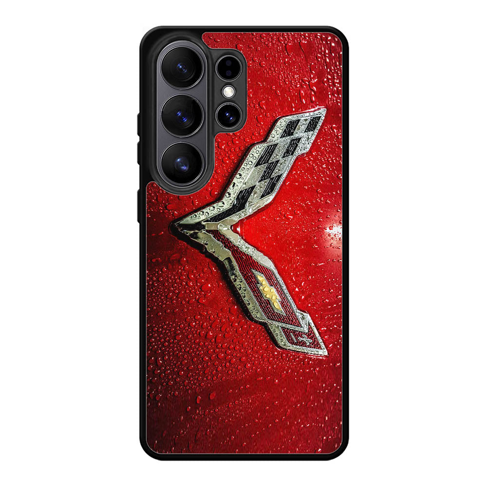 Corvette Logo Condenses Samsung Galaxy S26 Plus Case