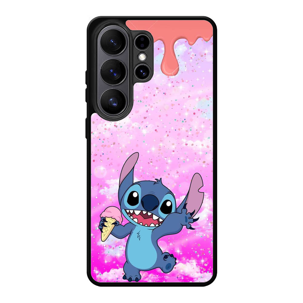 Stitch and Ice Cream Samsung Galaxy S26 Plus Case