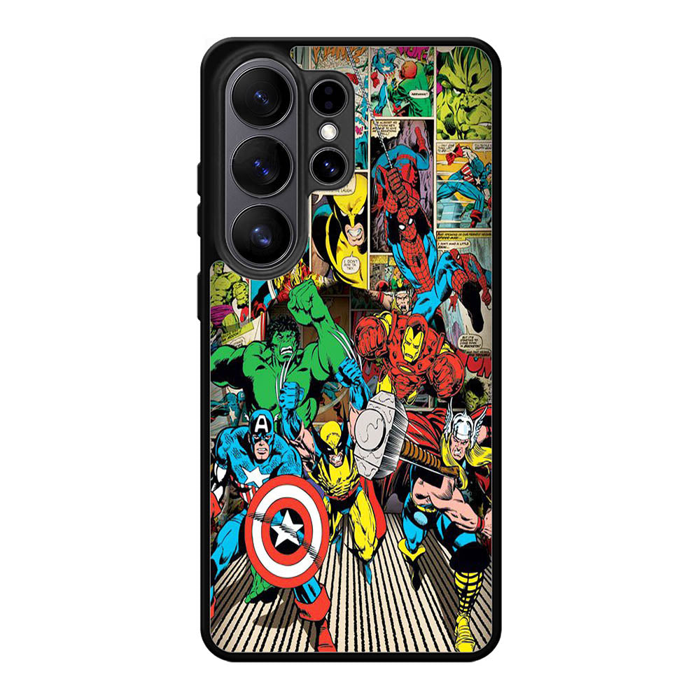 Marvel Comic Artwork Samsung Galaxy S26 Plus Case