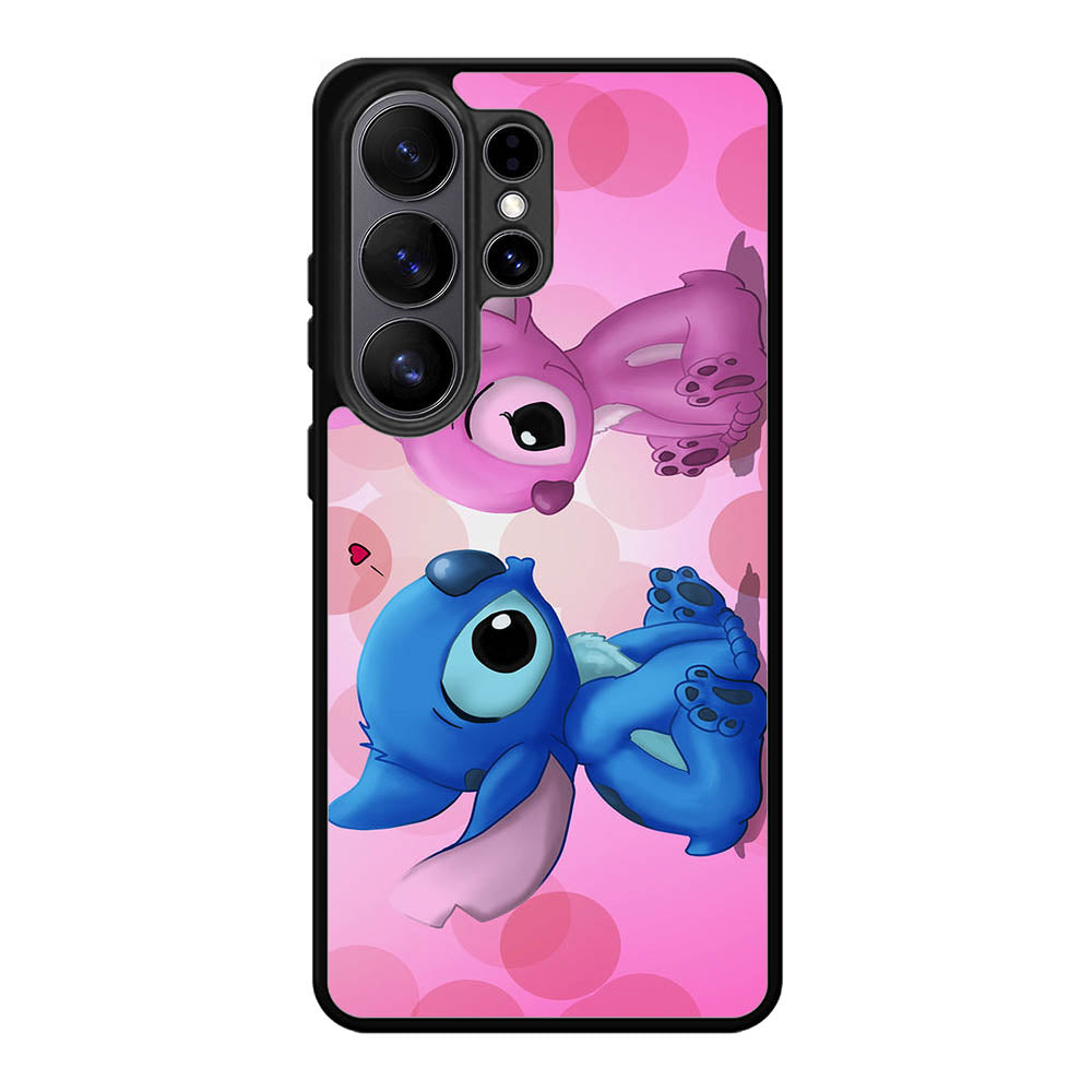 Stitch Pink And Blue 2nd Samsung Galaxy S26 Plus Case