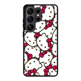 Hello Kitty Face Pattern Samsung Galaxy S26 Plus Case DC0836