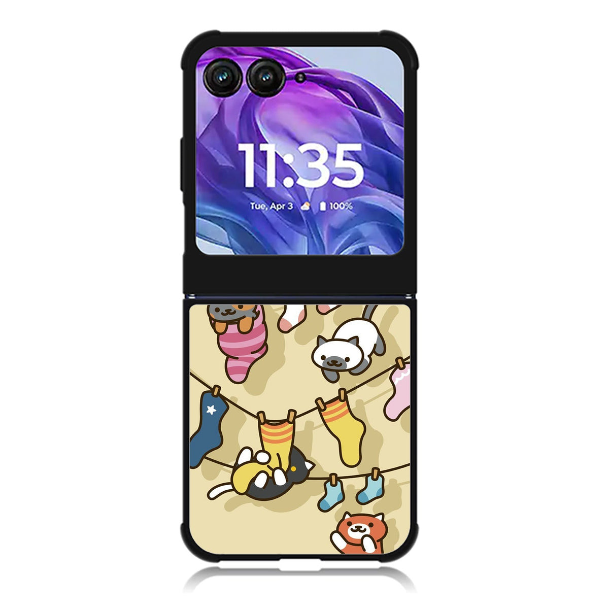 Neko Atsume Motorola Moto Razr 2024 , Moto Razr 50 Case FE0031