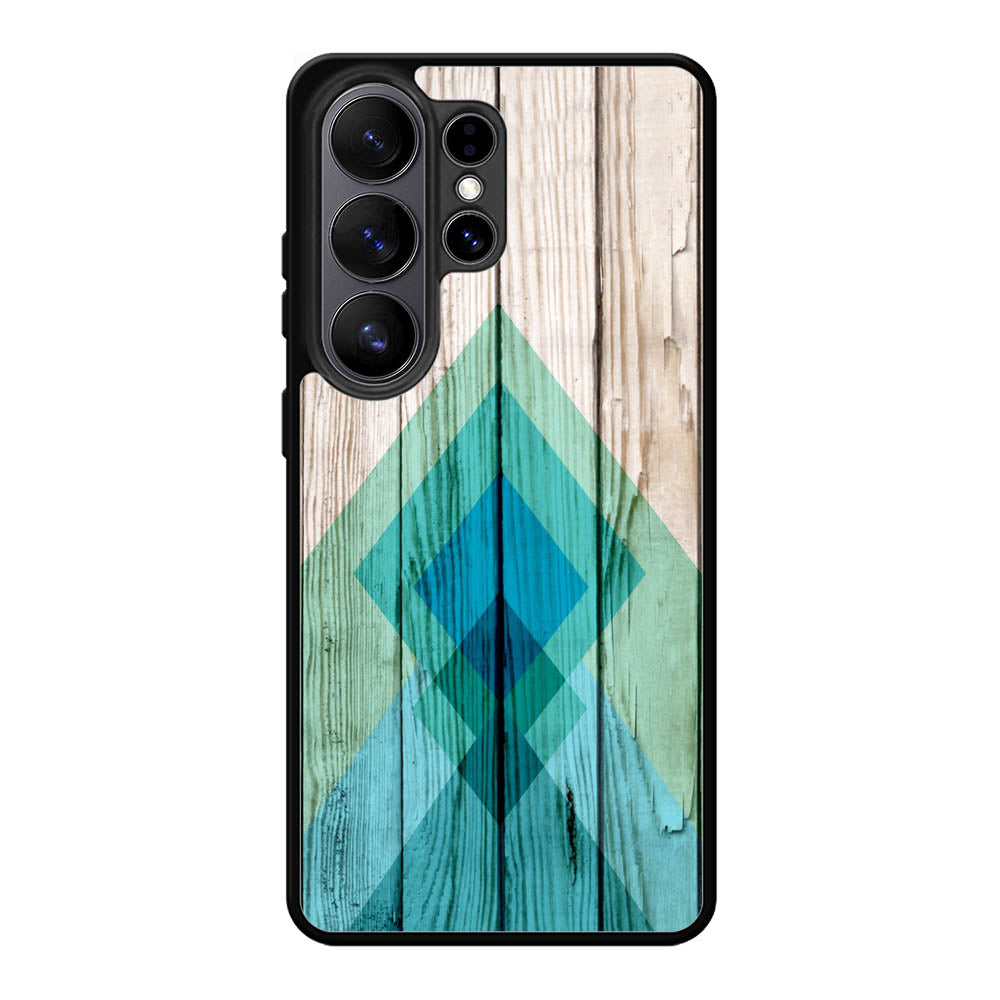 Simple Aztec On Wood Samsung Galaxy S26 Plus Case DC1670