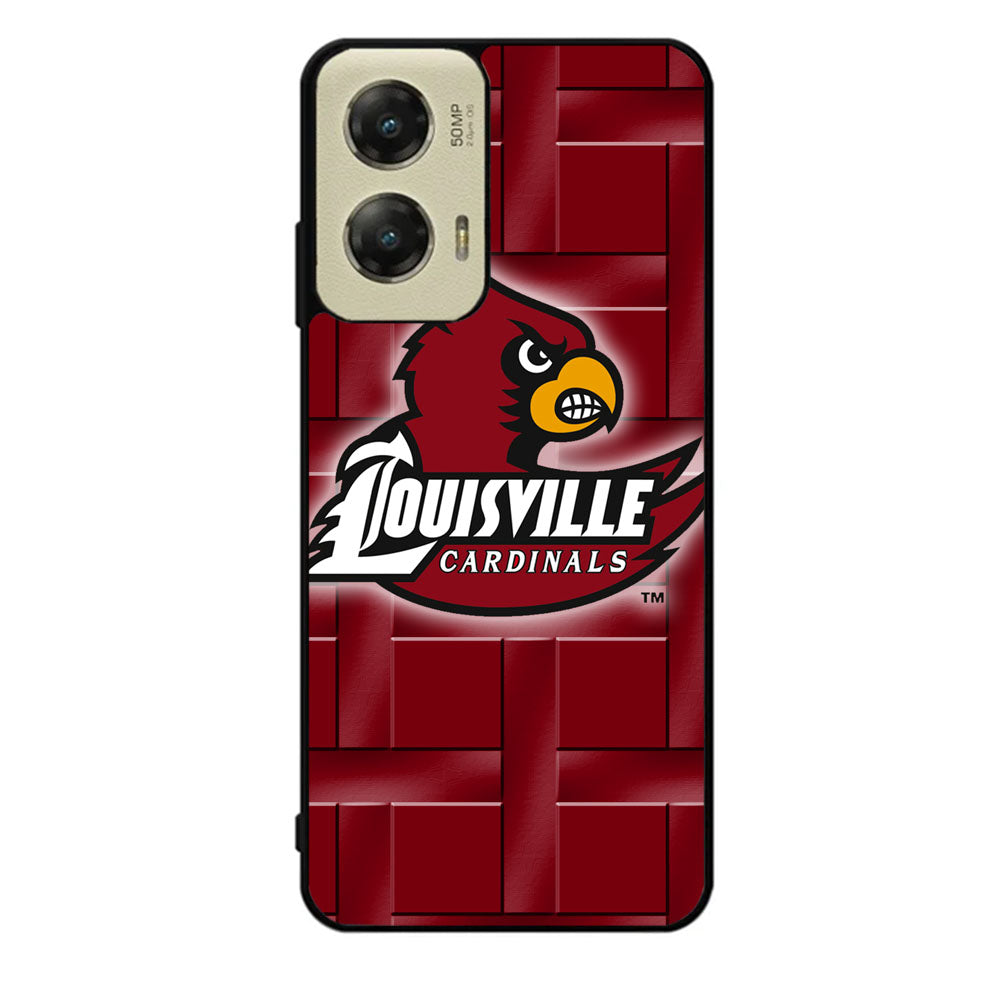 Louisville Cardinal Logo Case Motorola Moto G Stylus 2024 5G BC0023
