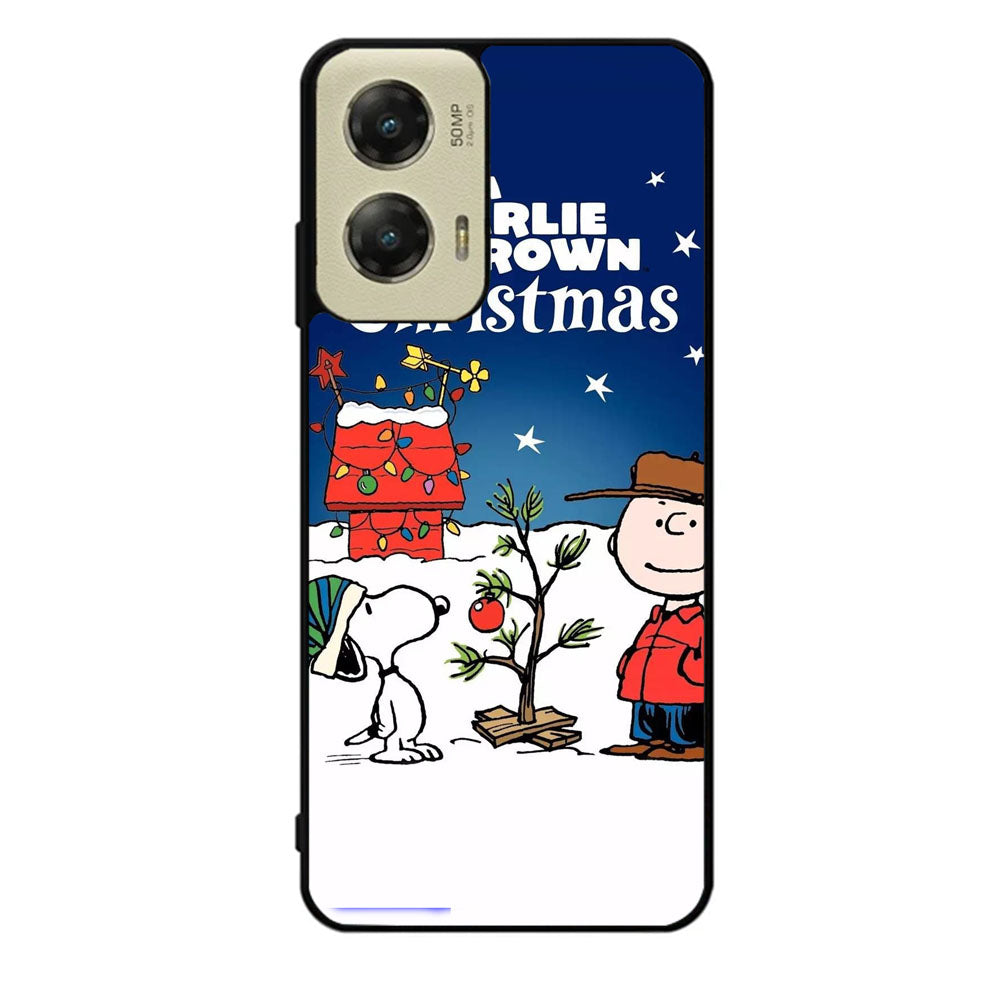 A Charlie Brown Peanuts Christmas Cartoon Case Motorola Moto G Stylus 2024 5G BC0071