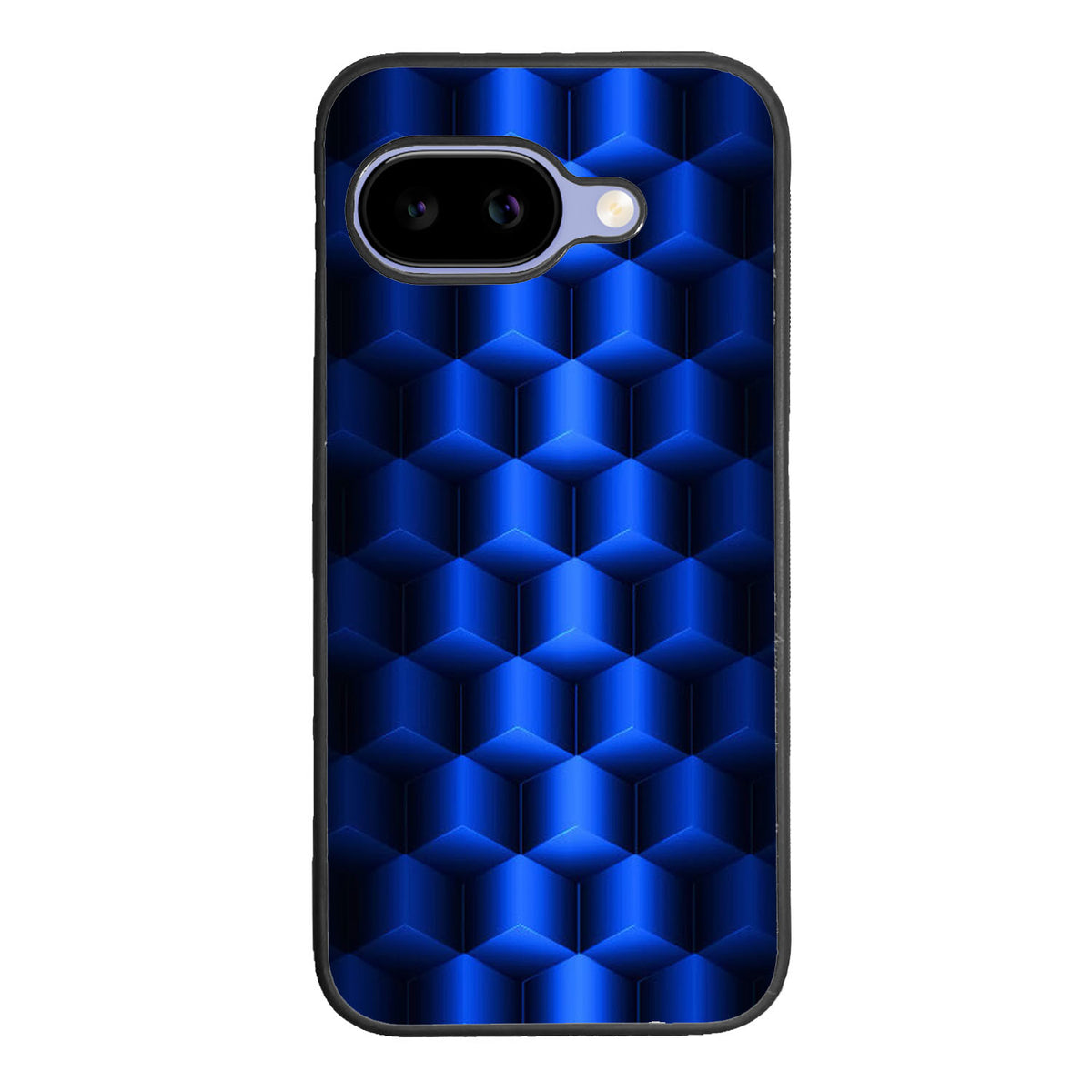 Abstract Blue Parallax Cubes Pattern Case Google Pixel 9A BC0072