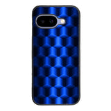 Abstract Blue Parallax Cubes Pattern Case Google Pixel 9A BC0072