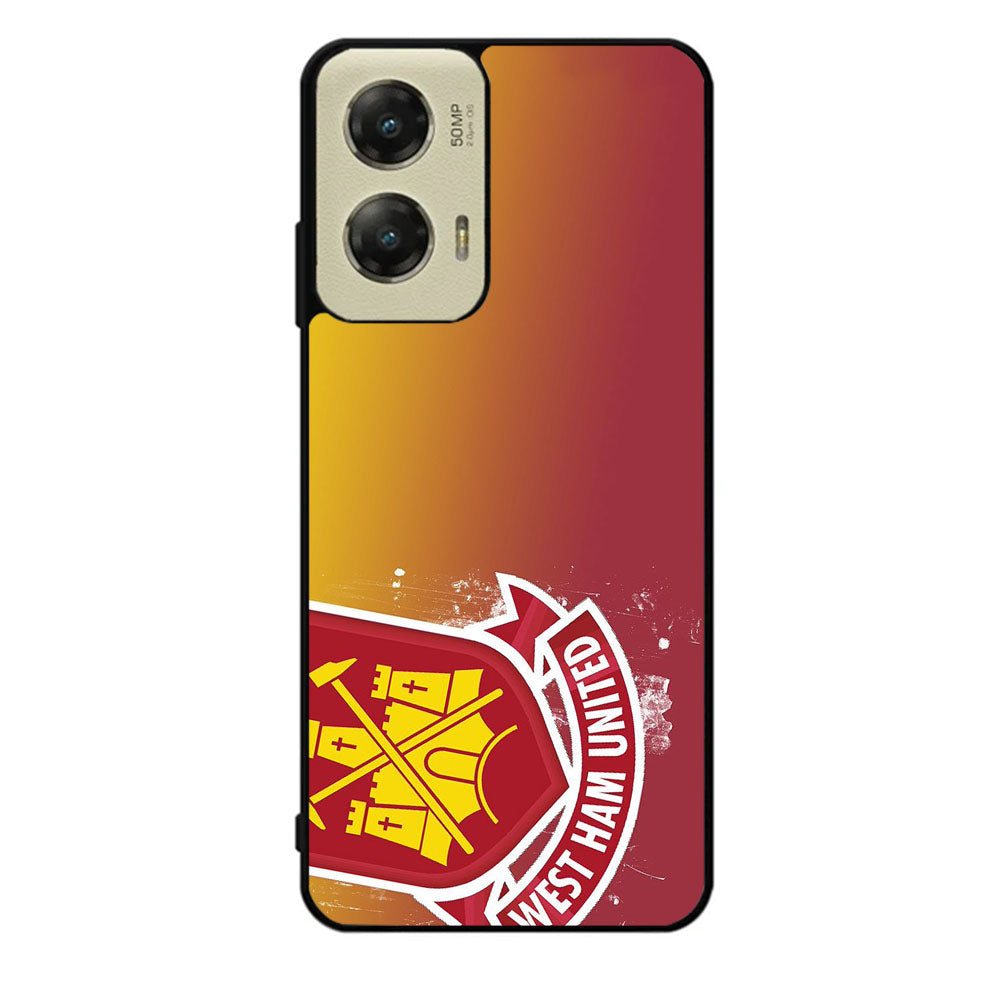 West Ham UTD Soccer Red Yellow Logo Case Motorola Moto G Stylus 2024 5G BC0010