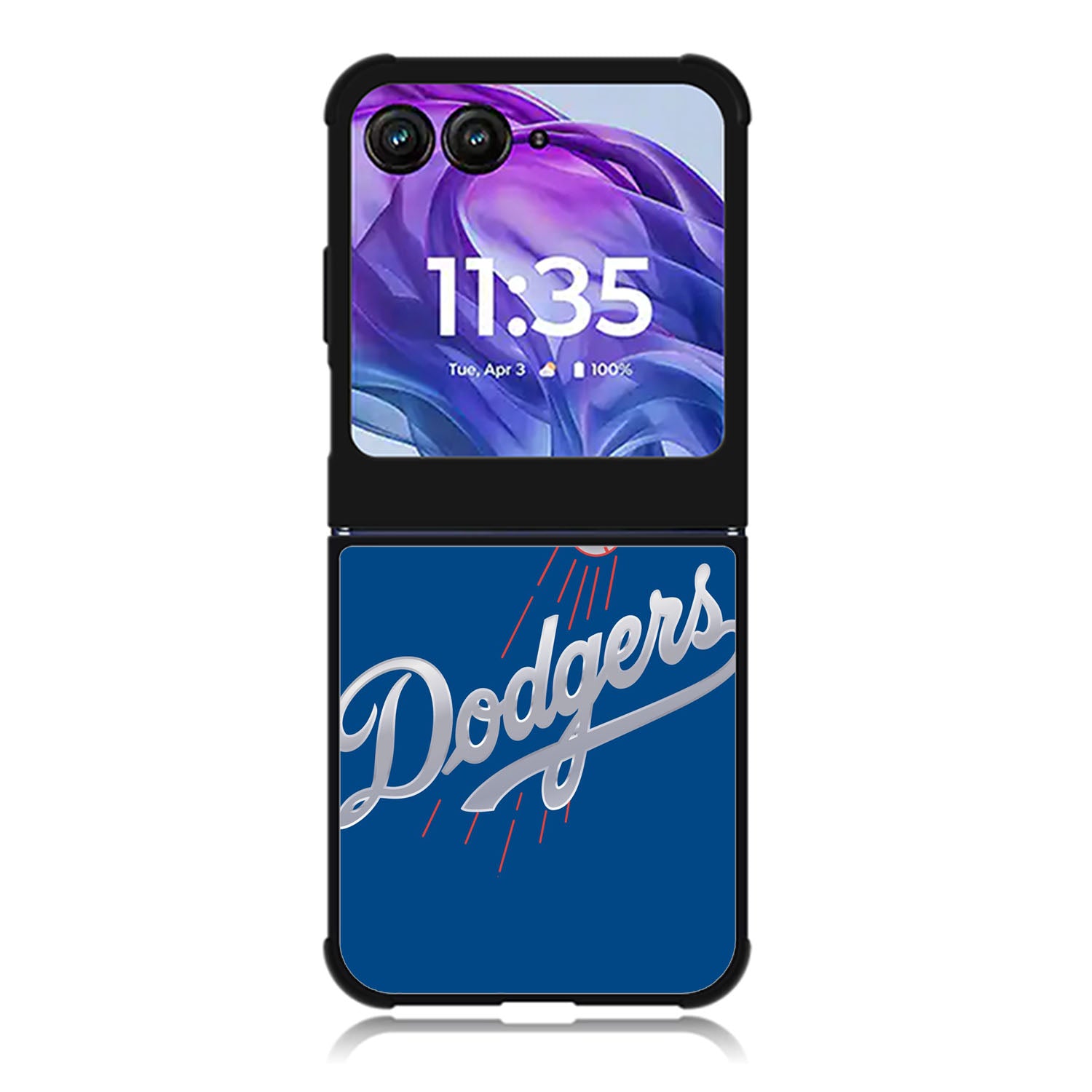 Dodgers Full Baseball League Logo Motorola Moto Razr Plus 2025/2024 Case, Moto Razr 50 Ultra 5G BC0052