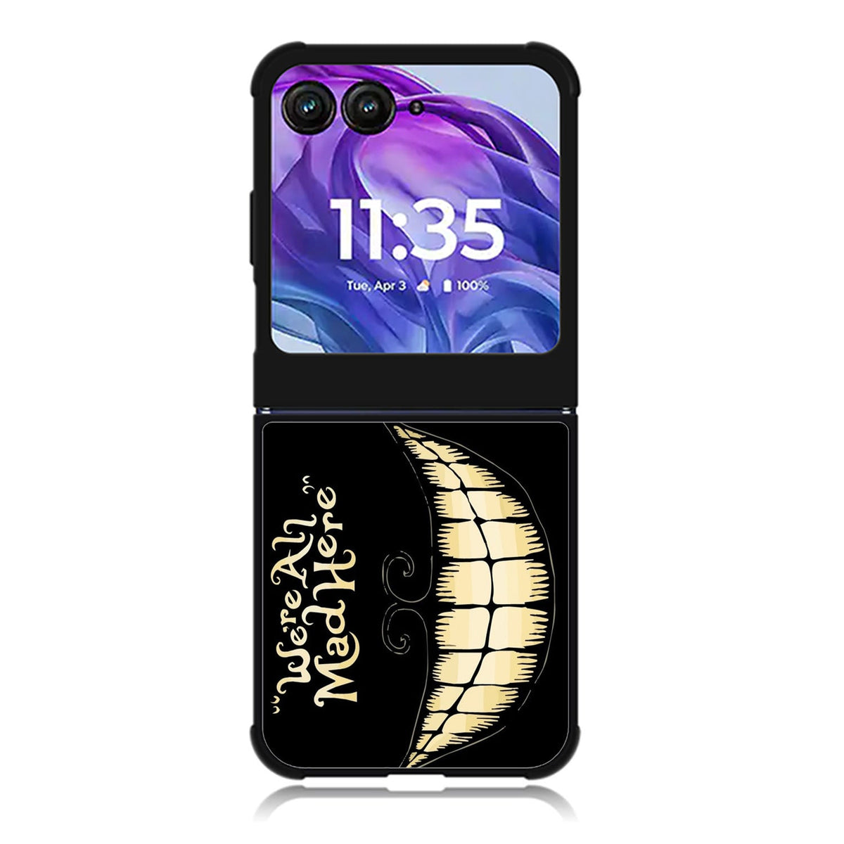Alice Were All Mad Here Cartoon Motorola Moto Razr 2024 , Moto Razr 50 Case FE0074