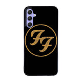 Foo Fighters Band Logo Gold Case Samsung Galaxy A55 5G BC0055