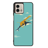 Black Friday offer Giraffe Riding Shark Case Motorola Moto G Stylus 2023 5G BC0079