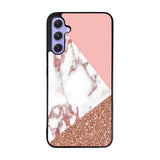 Mix Pink Marble and Gold Case Samsung Galaxy A35 5G BC0026
