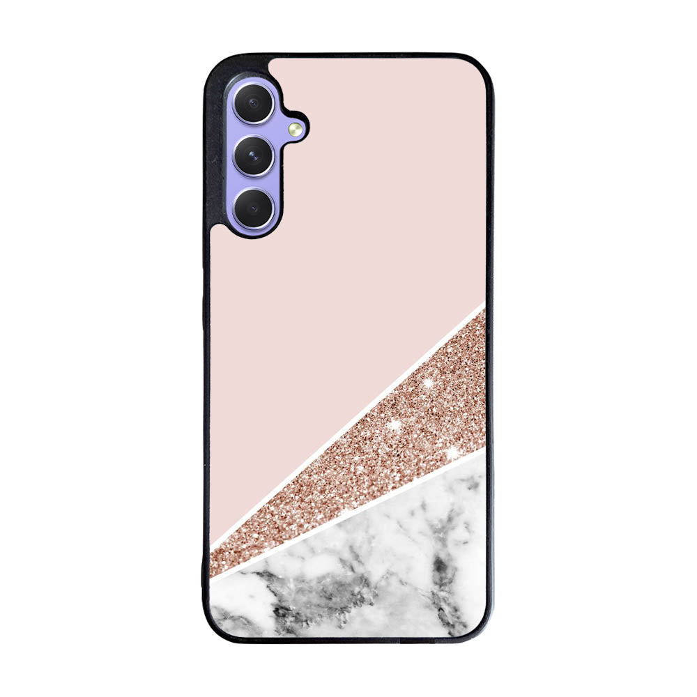 Pink Marble Glitter Case Samsung Galaxy A55 5G BC0017