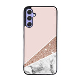 Pink Marble Glitter Case Samsung Galaxy A35 5G BC0017